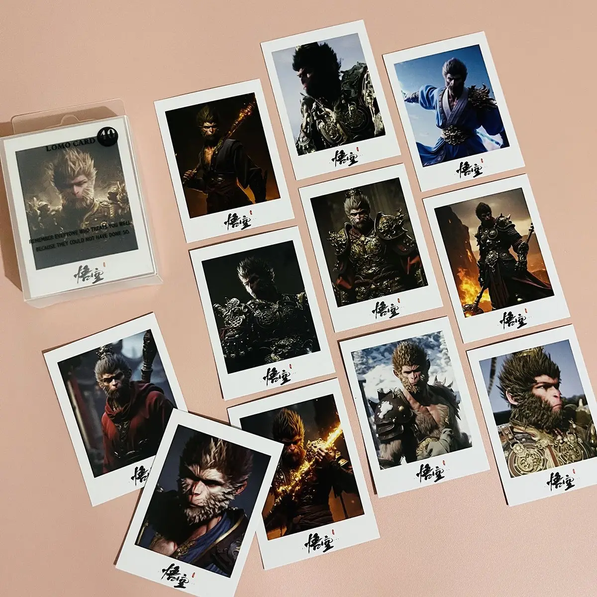 

Black Myth: Wukong The Destined One Cosplay Polaroid Message Card Decorate Group Photo Cartoon Photograph Decoration Game Anime