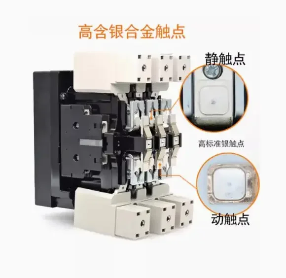 Contator AC eletromagnético de elevador original SC-E5 SC-E7 110/220VAC/DC 105A