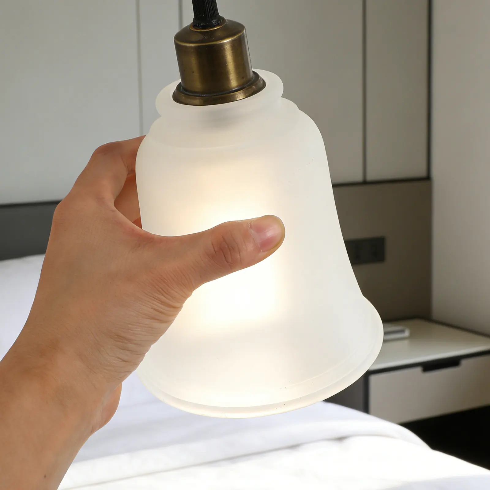 

Плафон-колокол из матового стекла белого цвета, замена для потолочного вентилятора, комплект для настенного светильника, подвесного светильника, матовый стеклянный плафон-шар