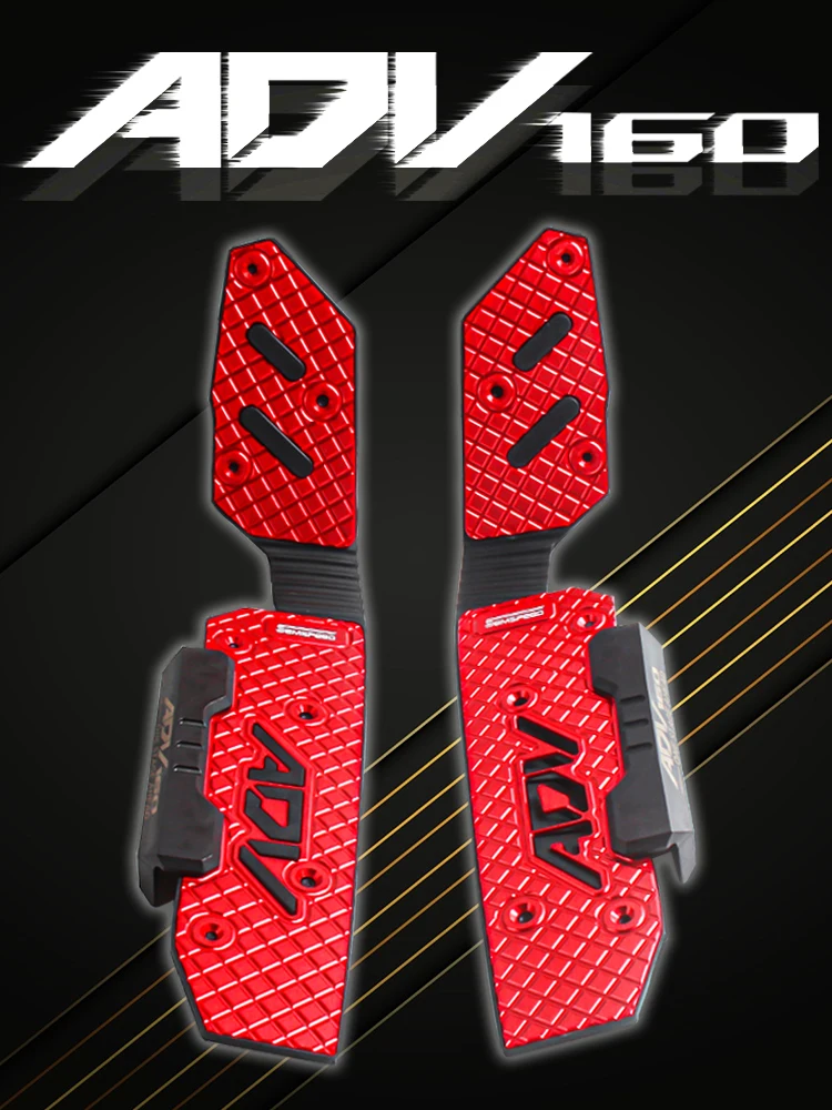 

Newest Design For Honda ADV 160 ADV160 2023 2022 Motorcycle Accessories Footrest Footboard Step Floorboards Pegs Plate Holder