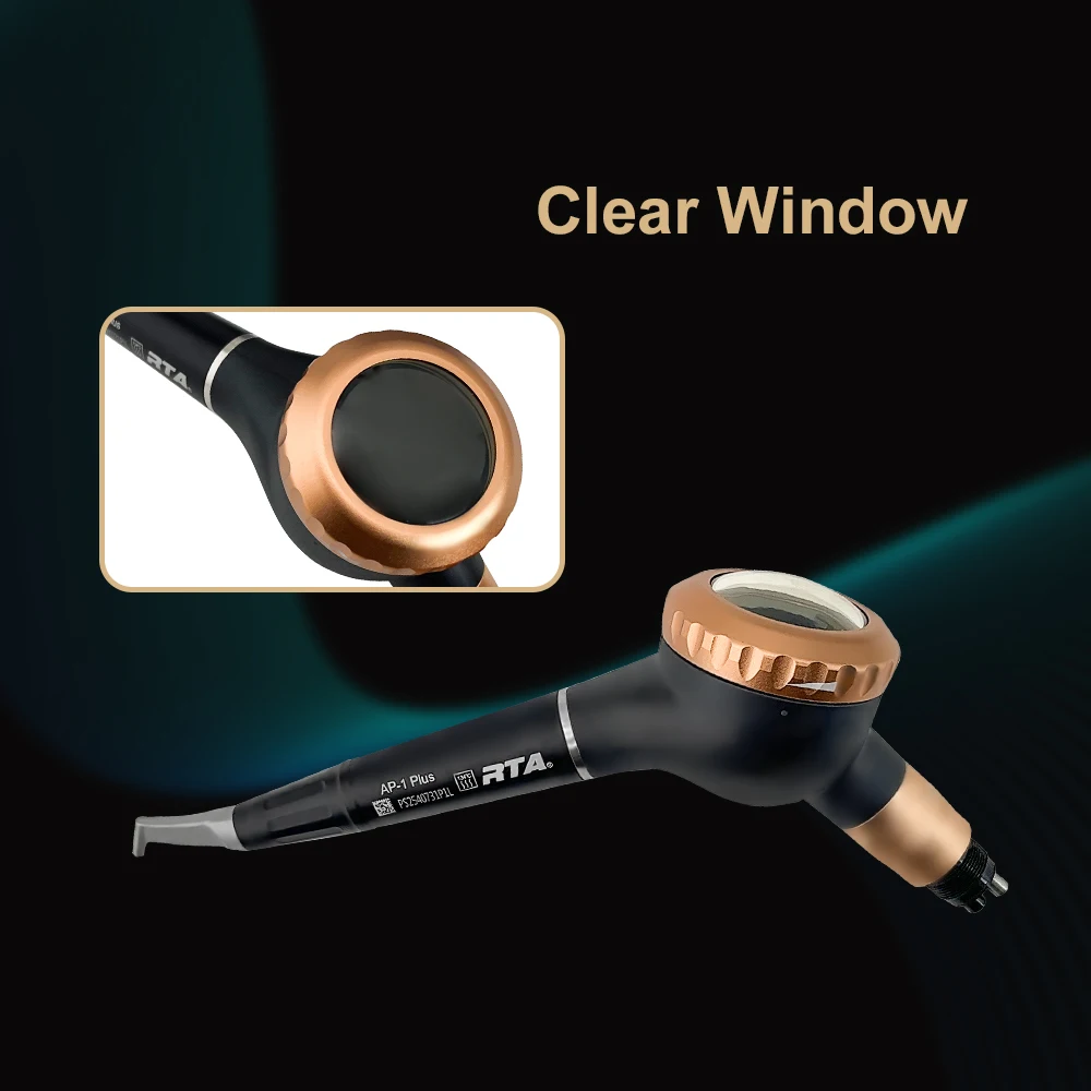 

Стоматологический воздушный полировщик Woodpecker/RTA AP-1 Plus, насадка небольшого калибра 0,7 мм, съемная, 3-секционная конструкция корпуса, вращающаяся на 360 градусов