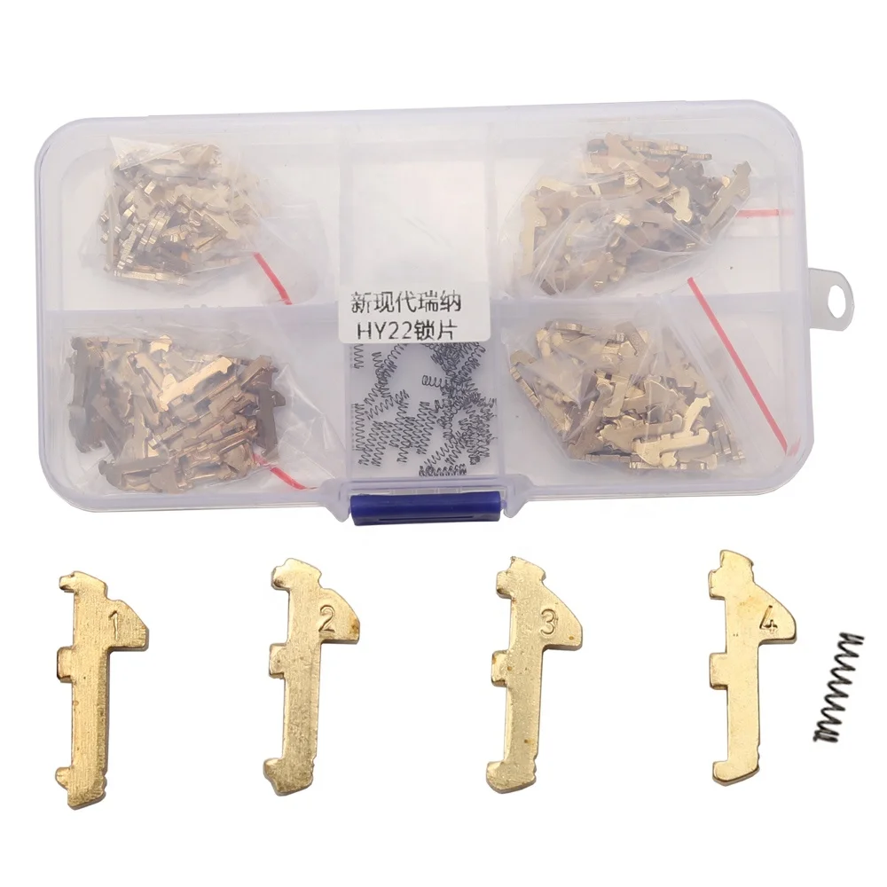 HY22 Car Lock Plate Reed Brass Plate Auto key lock Repair locksmith supplies tools for Hyundai Rena HY22 Lock reed 200pcs