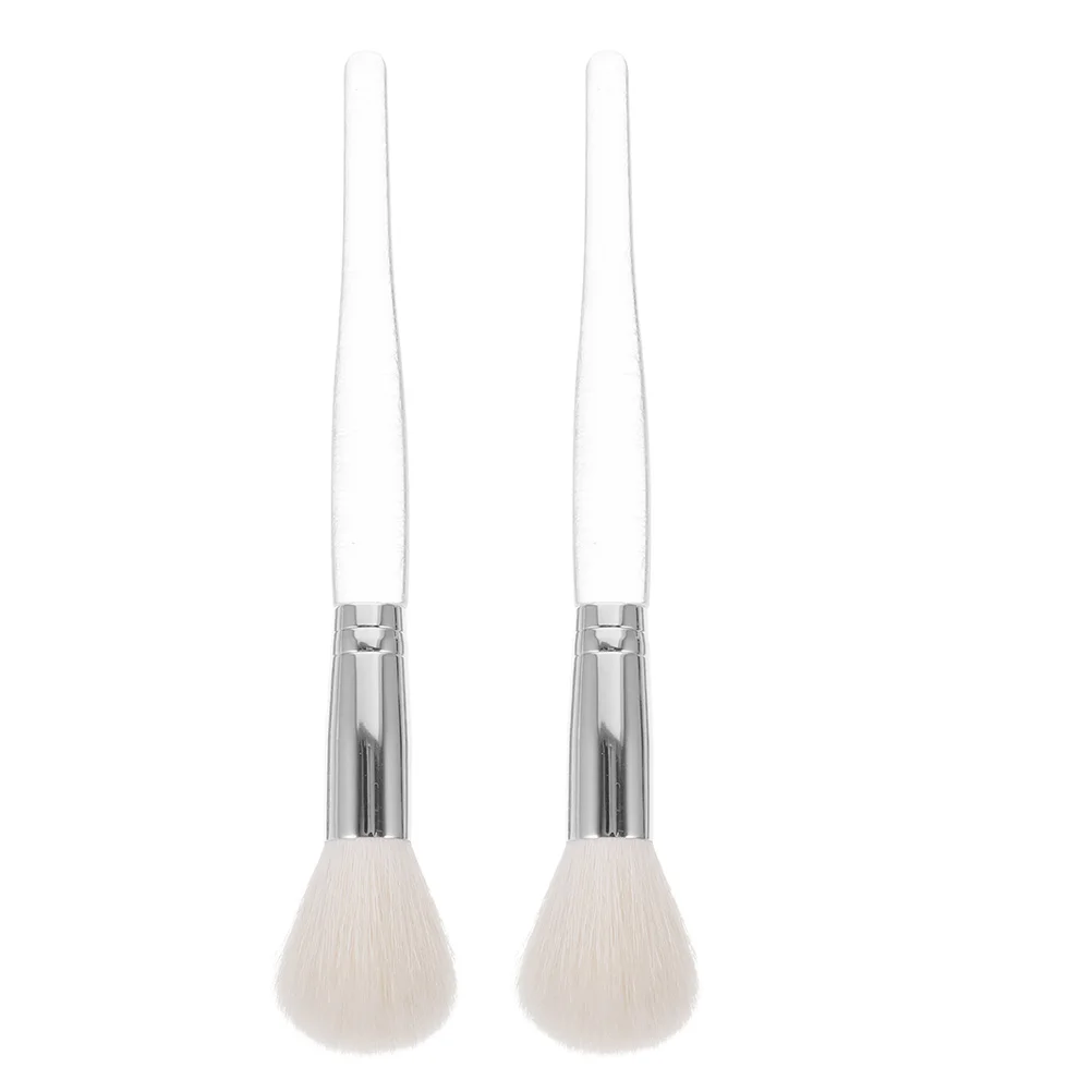 2Pcs Makeup Brush Set Soft Bristles Blush Highlighter Powder Brushes for Women Beginner Friendly Blush Brush Make Up Brushes