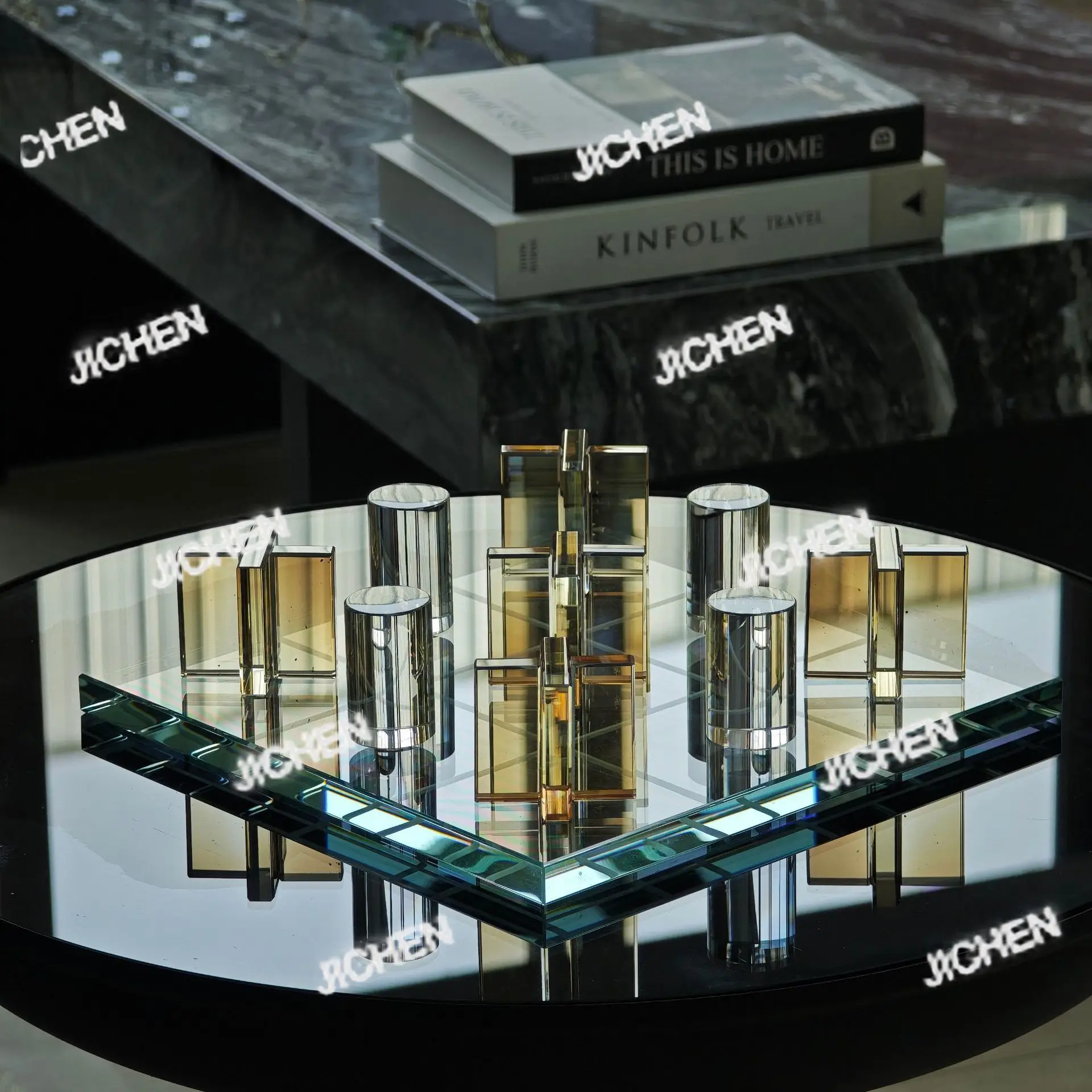 

ZCC Европейская хрустальная шахматная доска, креативный орнамент, офис, винный шкаф, модель комнаты, кабинета, входа, настольного украшения дома