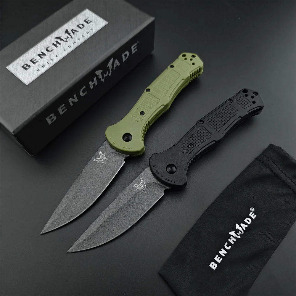 TOPS 9070 Claymore Opening Folding Knife D2 Blade Nylon Fiber Handle Tactical Knives Hunting Survival Pocket Knife EDC Tool