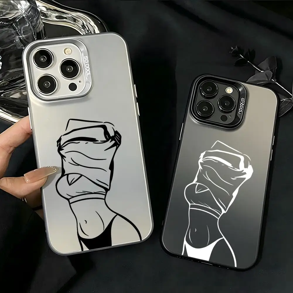 

P-Personalized Girl Phone Case Premium phone case for iPhone 16/15/14/13/12/17 Pro Max Plus, lightweight and drop-proof.
