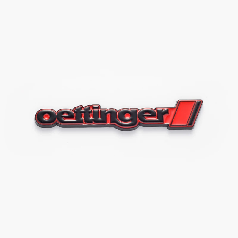 Car Styling Metal Oettinger Logo Racing Modification Car Fender Emblem Rear Trunk Badge Decor Sticker For Golf Passat Touran CC