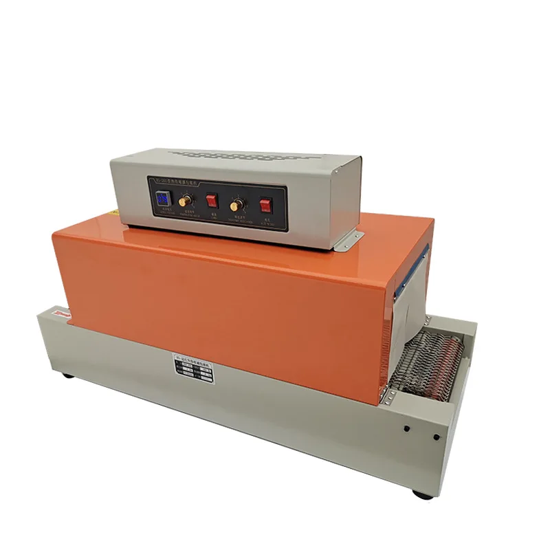 BS-260 Automatic Heat Shrinkable Film Packaging Machine Solid State Temperature Control Steel Bar Heat Shrink Machine for Packag