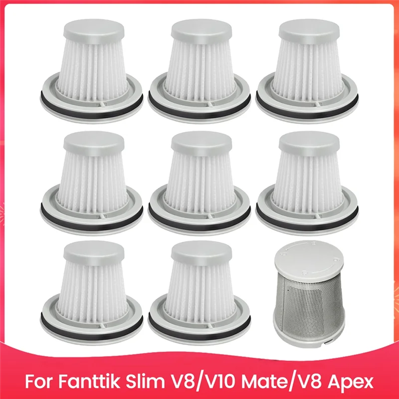 Filtros lavables A74G para Fanttik Slim V8/V10 Mate, filtro de repuesto de piezas de aspiradora V8 Apex