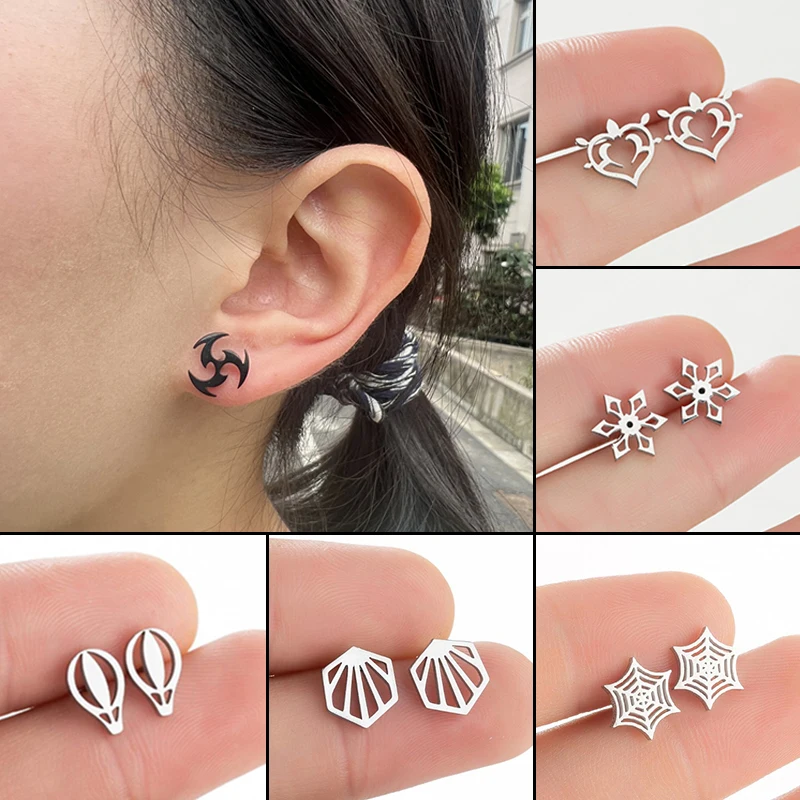 Панк-из-нержавеющей-стали-бумеранг-сердце-креативные-геометрические-украшения-для-ушей-крутые-девушки-паутина-серьги-с-воздушным-шаром-на-горячий-воздух-аксессуары
