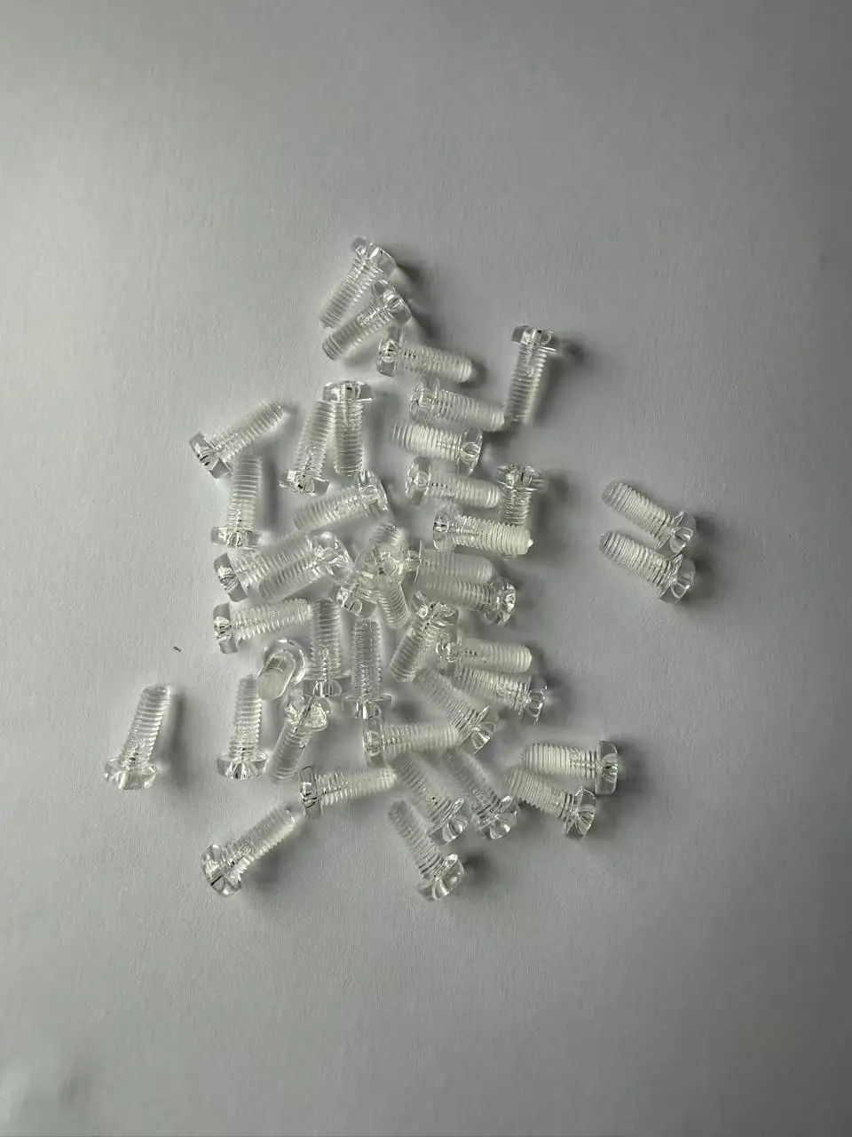 100pcs M3 M4 M5 M6 Acrylic Screws Round Phillips Head Screws Nylon PC Clear Transparent Screws with pc Hex Nuts