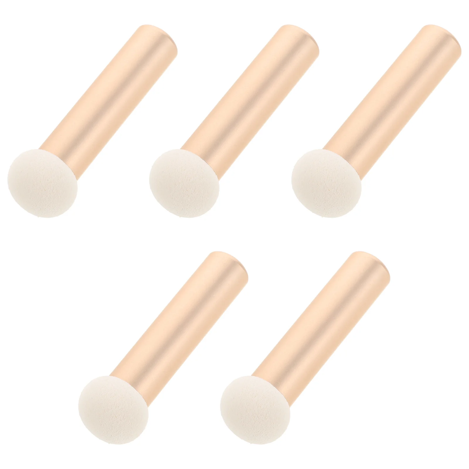 5개입 컨실러 브러쉬 피부 친화적인 고밀도 메이크업 브러쉬 세트 리퀴드 파운데이션 파우더 코 윤곽 어플리케이터용