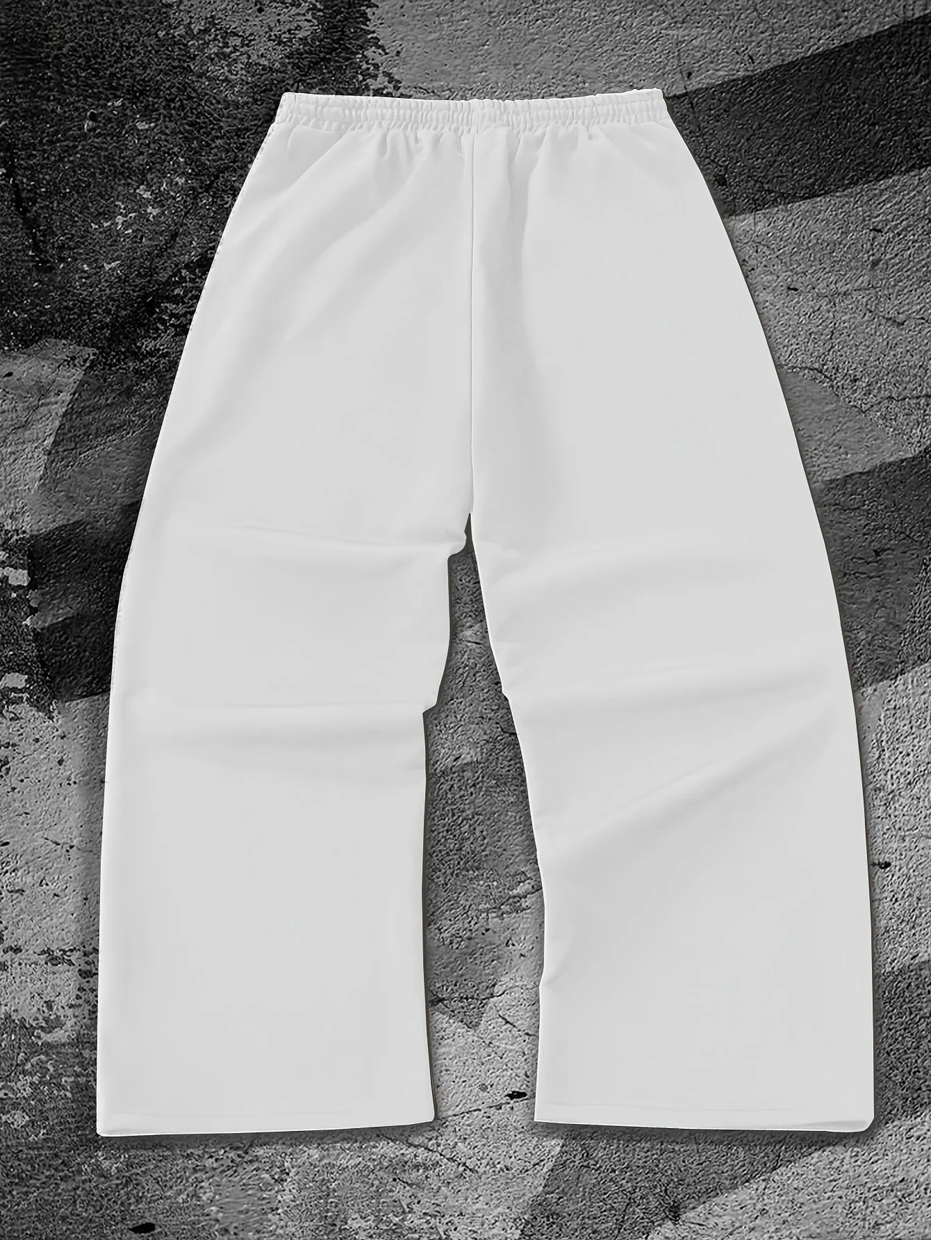 Men's athletic pants featuring the unique "FAITH OVER FEAR" slogan and a graphic print combining a crown of thorns with a cross. view 4