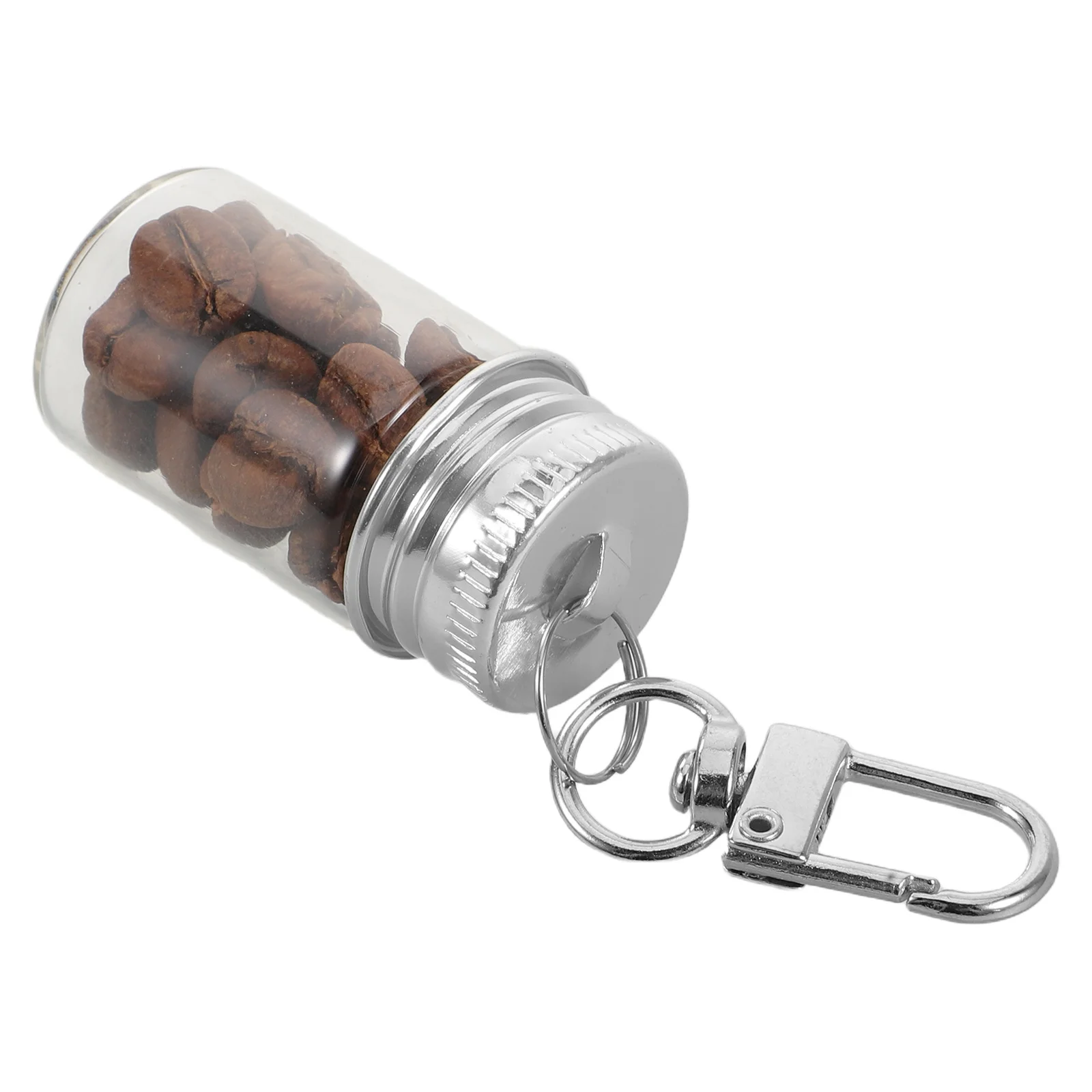 

Mini Glass Wishing Bottle Keychain Transparent Cork Stopper Tiny Drifting Wish Jar Charm DIY Craft Memory Preservation