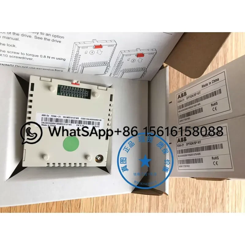 New FENA 21 Communication Module EtherNet IP Adapter for ABB Inverter ACS880 ACS580 ACS380 ACS180 Drive Control Panel