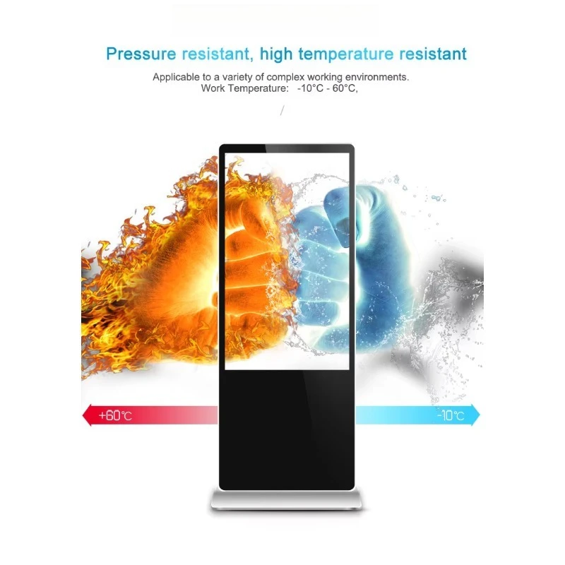 Digital Led Poster P1.8 P2 P2.5 P3 Indoor Hd Electronic Advertising Led Screen Wifi Control Floor Standing Led Display
