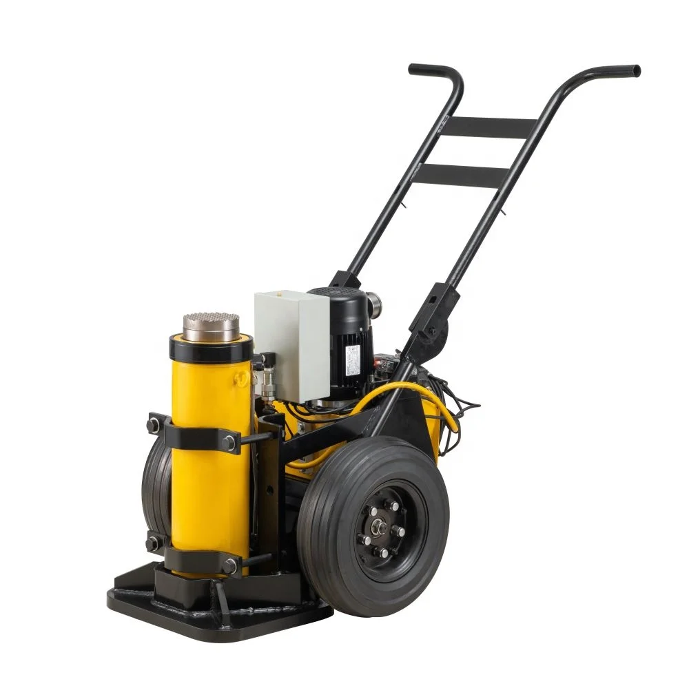 Adjustable 150 Ton Car Lift Mobile Self-Locking Hydraulic Jack With Steel Pumps 50T Capacity Load
