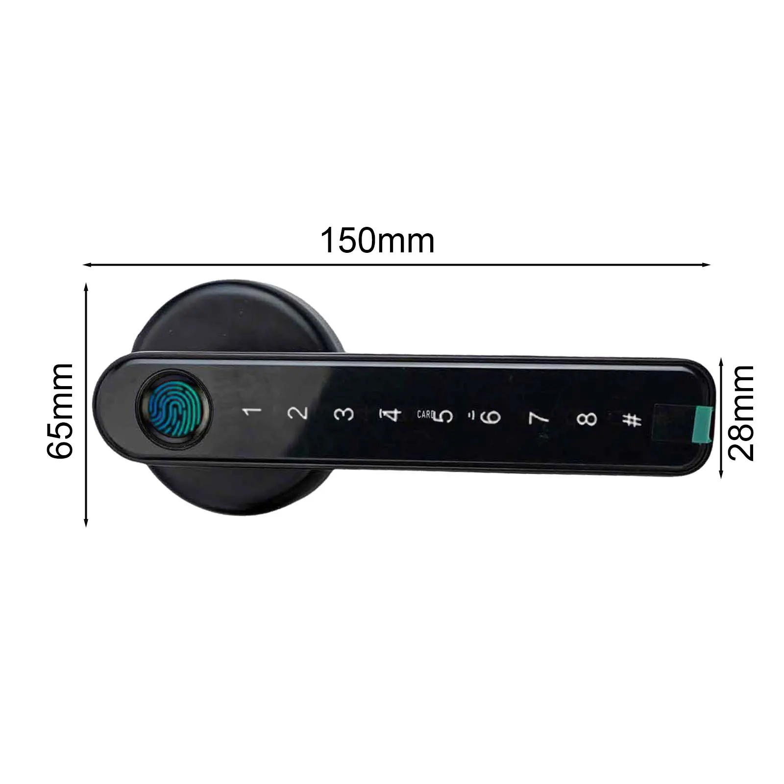 Applicable Door Thickness: 30-55mm Smart Fingerprint Lock Password Lock Multiple Unlock Options Normally Open Mode