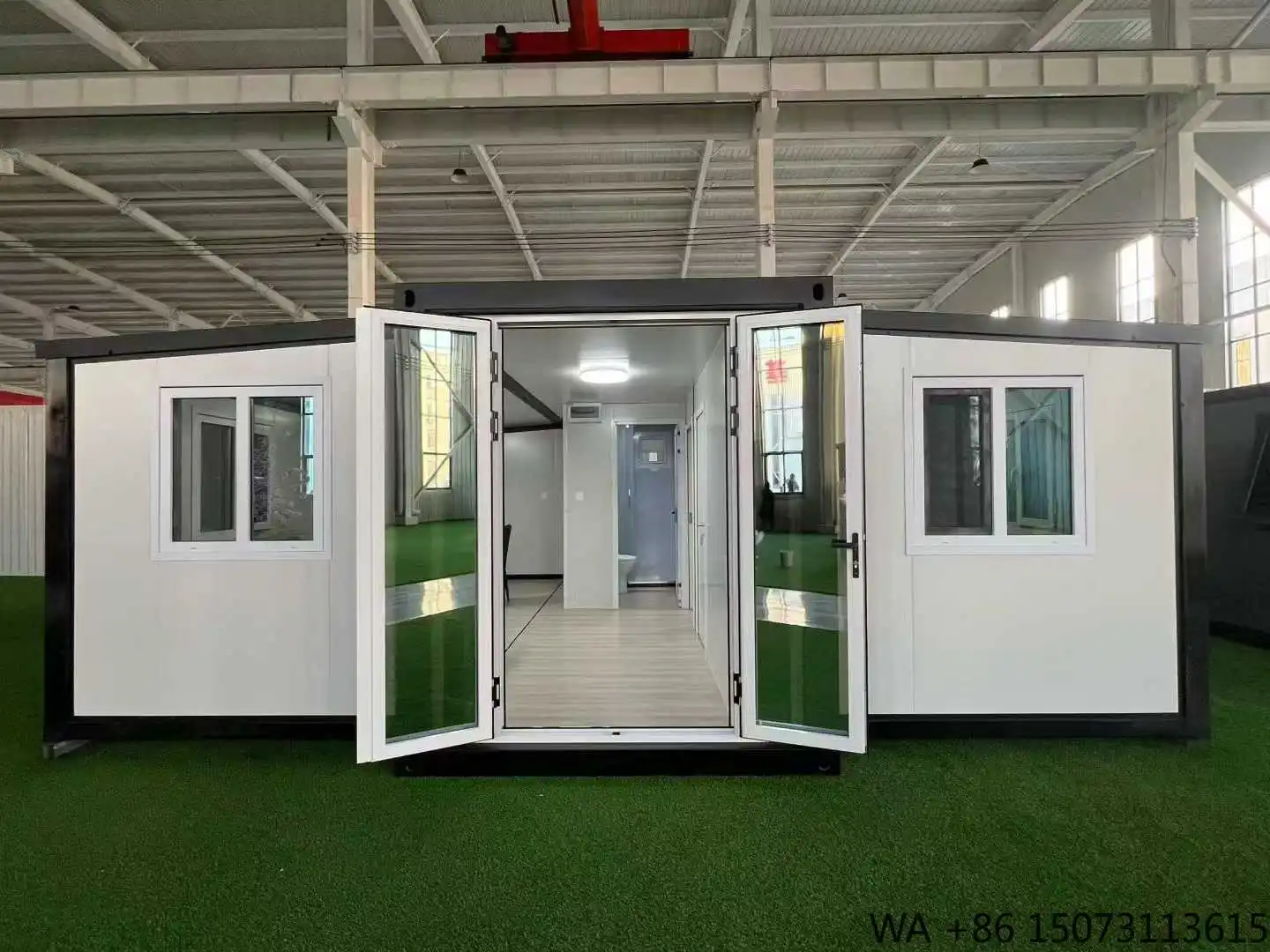Good Shock Absorption Effect Inventory Container Home 40ft Tiny Villa Expandable Container House Tiny Villa