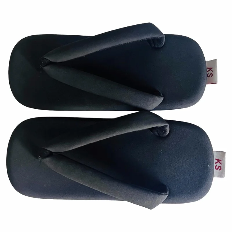 Men's Summer Japan Style Flip Flops Anti-Skip Outdoor Slippers Beach Slippers Kimono Geta Japan Zori Cosplay Shoes