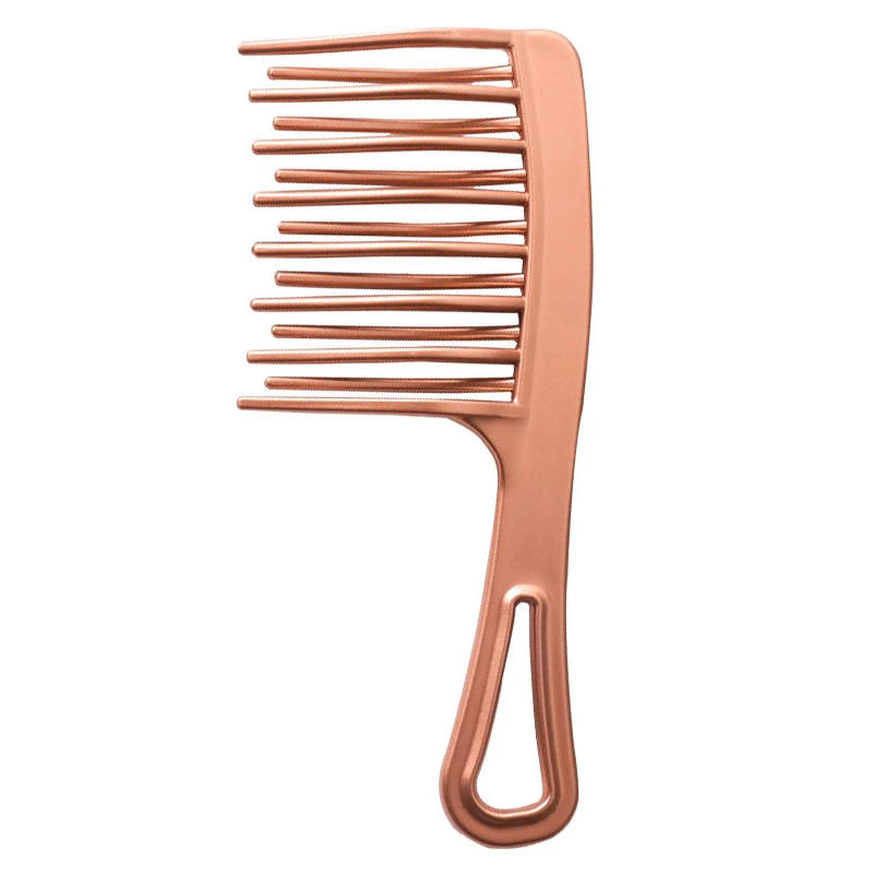 Double Row Large Toothed Comb Wide Toothed Comb Curved Comb Fluffy Comb Hairdressing Comb For Comb Long And Curly Hair