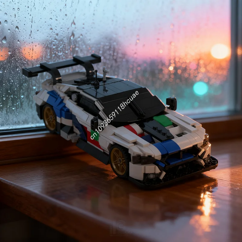 

784 шт. MOC BMWedd GTE модель в разрываемые строительные блоки архитектурные игрушки сборка творческая идея Рождественский подарок кирпич детский день рождения