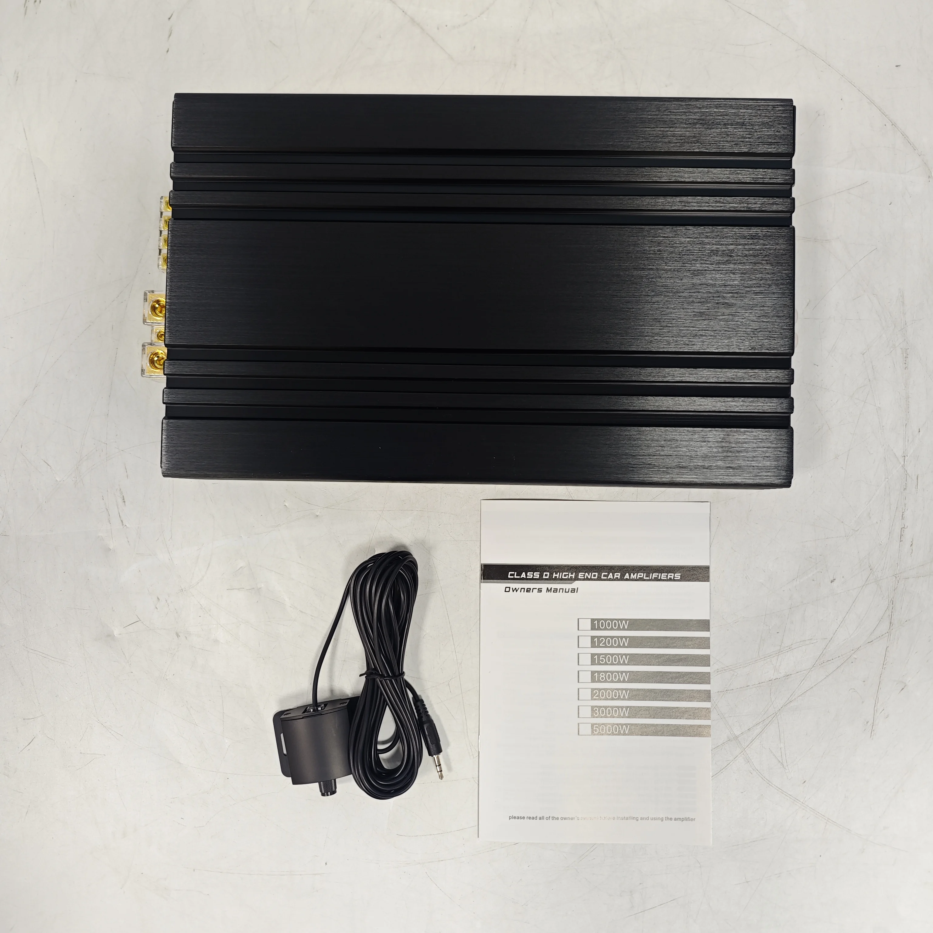 With 2 Channels & 1500W RMS Korean Sound Car Amplifier Aluminium Equalizers 1500.1 Class D Monoblock Car Subwoofer Amplifier