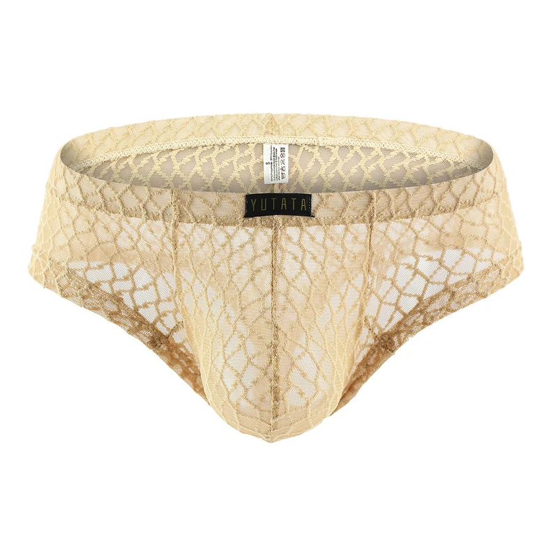 Men Boxers Super Soft and Comfortable Underwear Mesh Sheer Transparent Low Rise Men's Boxer Shorts Sexy Exotic Underwear 4