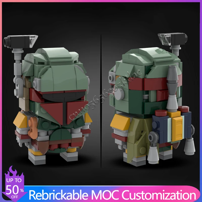 

Набор из 261 детали для сборки моделей персонажей из знаменитой анимационной серии Боба, креативный конструктор DIY, игрушка для детей, коллекционный набор для демонстрации