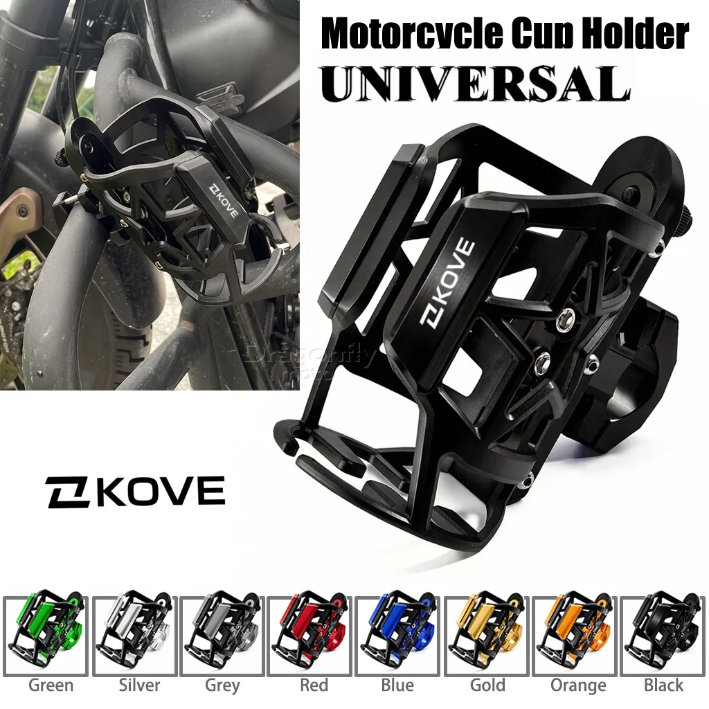

Cup Holder For KOVE 800X Pro/Rally 525X 500X 400X 800 525 500 400 X Motorcycle Beverage Water Bottle Cage Drink Cup Holder Mount