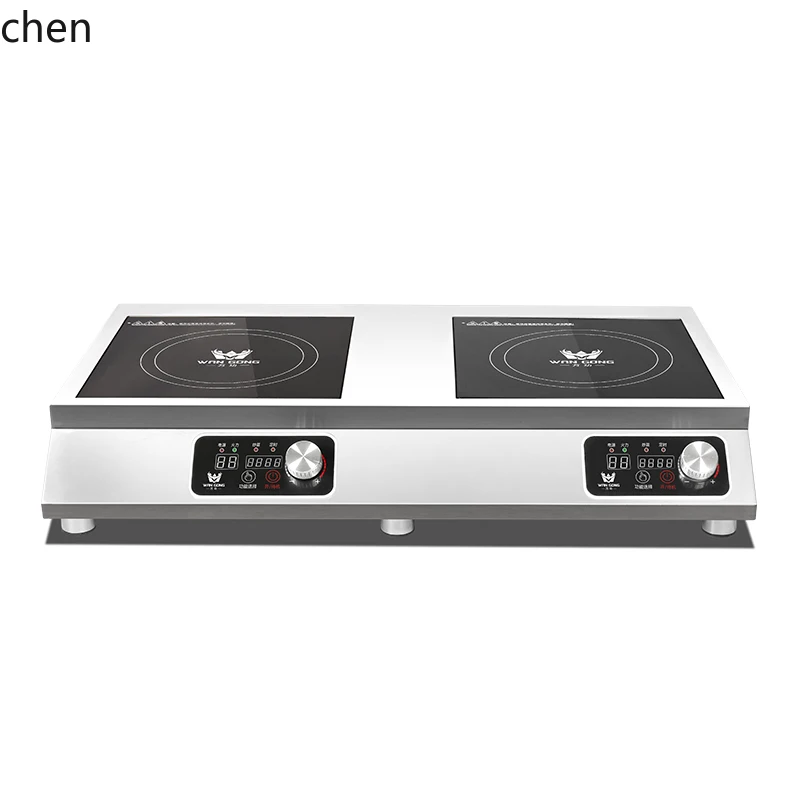 

Индукционная плита HTT 3500 Вт, многозонная, высокомощная, двухконфорочная, электрическая керамическая плита, 2 конфорки, 5000 Вт, два выхода питания