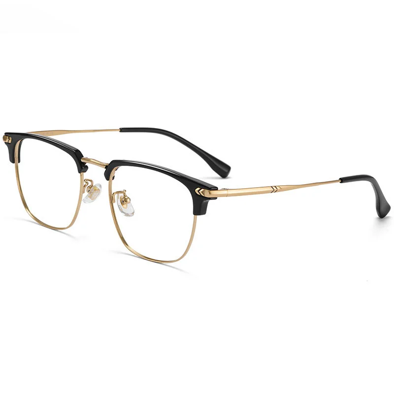 Blaulichtfilter-Brille Eckige Brillenform Computerbildschirmschutz für Büroarbeit – Detail 5