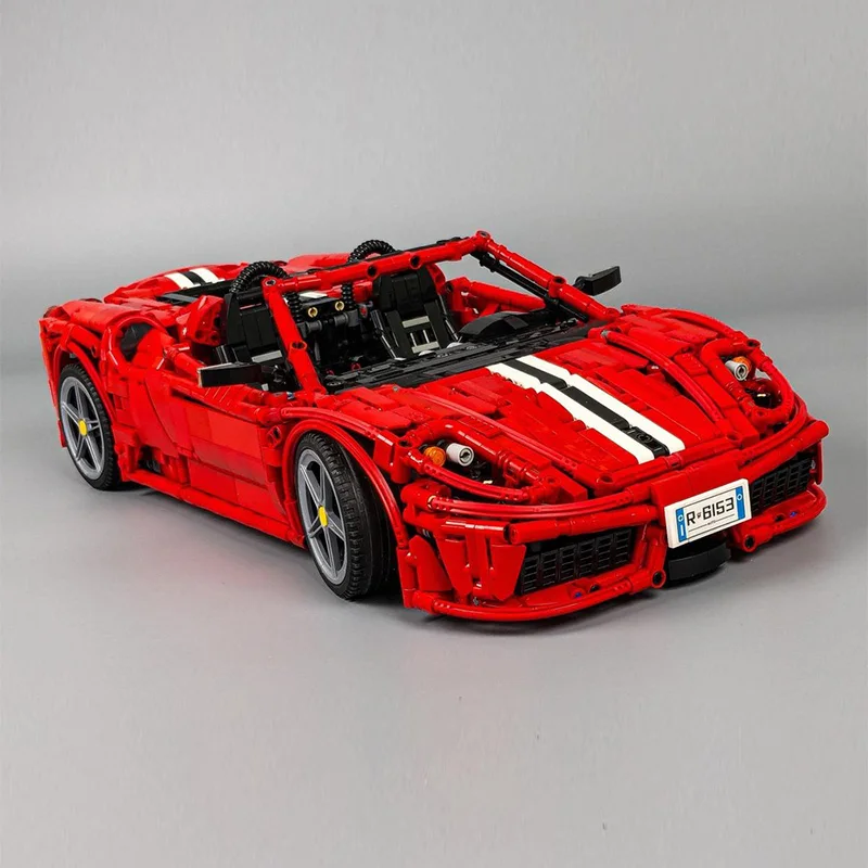 Speed Racing Car Model MOC Building Bricks F430 Scuderia Spider 16M Modular Technology Gifts Holiday Assemble Children Toys Suit