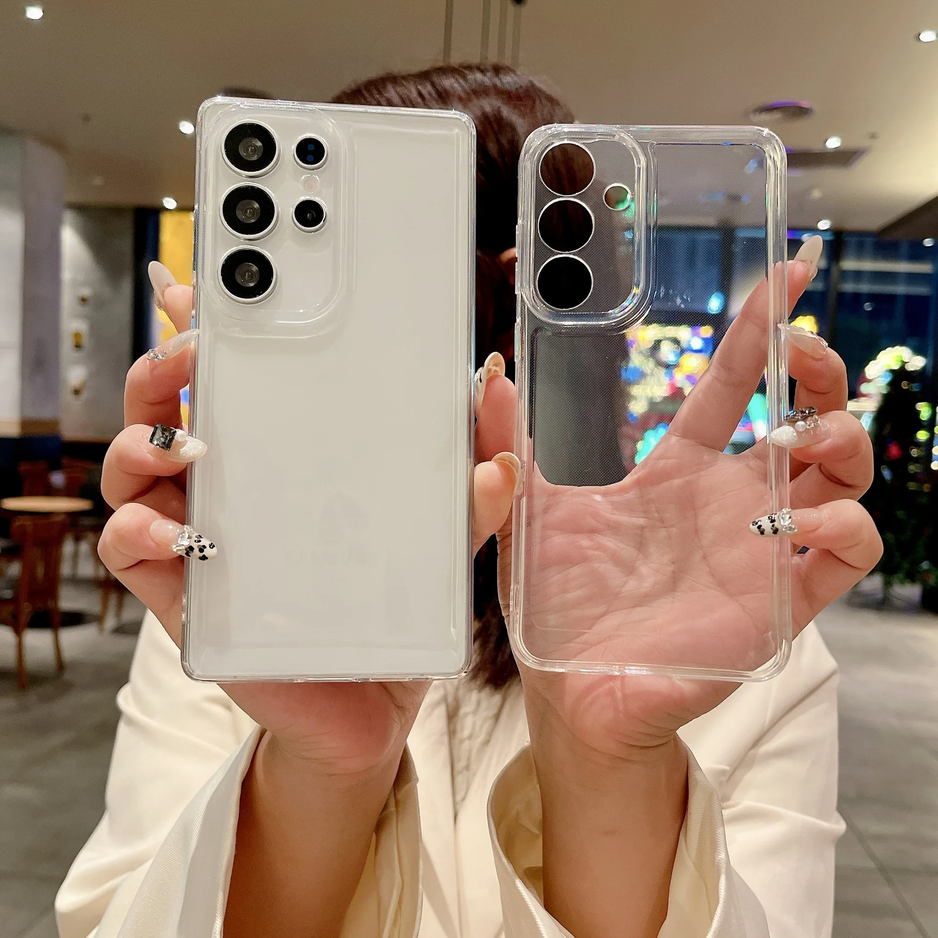 Transparent Phone Case For Samsung Galaxy A16 A17 A36 A56 5G 5G A57 A55 A06 A07 A15 A37 A35 A52 A53 Phone Case Shockproof Soft