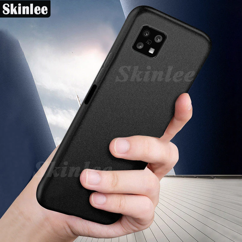 Skinlee Matte Case For Sharp Aquos Sense 5G Frosted Silicone Soft Shell For Aquos Sense4 4G Lite Shockproof Phone Cover