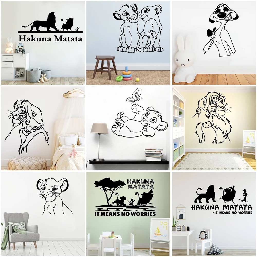 

Cute Animals Vinyl Wall Stickers For Kids Children Room Decorative Sticker Mural Wall Decals Wallpaper vinilo pared