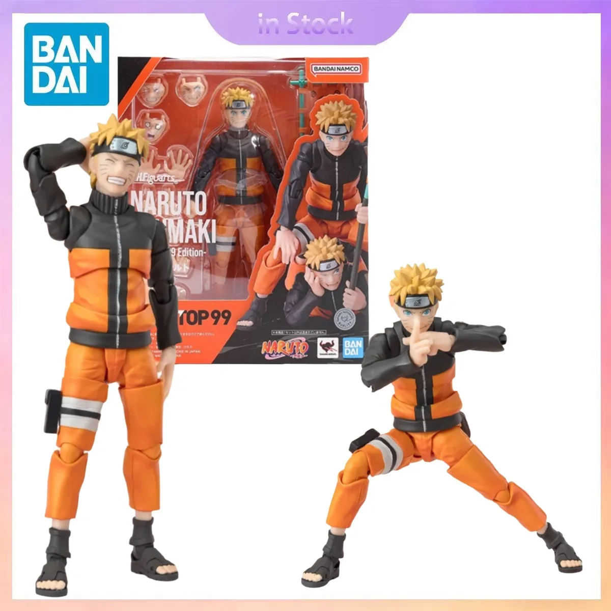 

Оригинальный Bandai, оригинальный в наличии SHF Naruto Uzumaki NarutoP99, коллекция аниме, наборы моделей экшн-фигурок, подарок для мальчиков и девочек, подарки