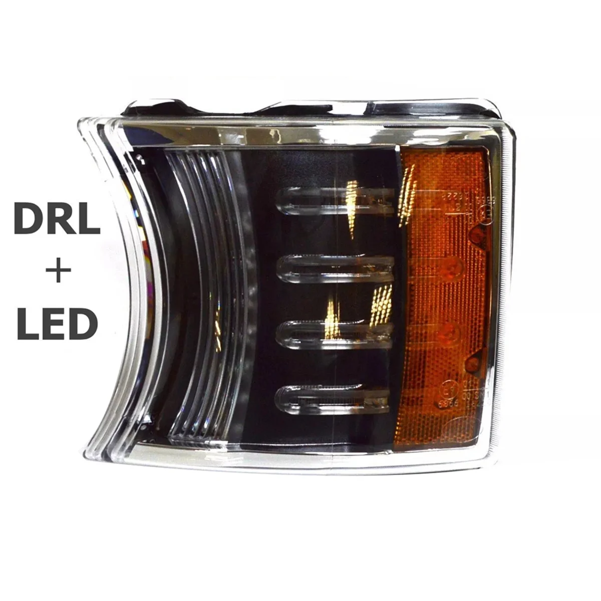 #177R Front DRL LED Corner Light Turn Signal Light For Scania Truck (Plastic) - Image 5