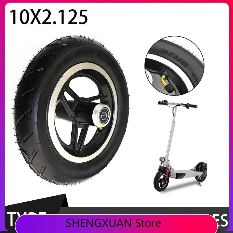 Electric Scooter 10x2.125 Wheel Rim 10 Inch   Hub Alumnium Alloy  Frame for  Tire