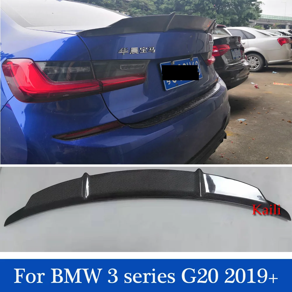 

Новый задний спойлер для BMW 3 серии G20 2019-IN Real Carbon Fiber Спойлеры бампер губа сплиттер