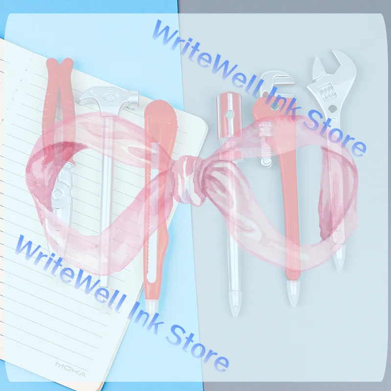 

1Pcs Vise Screwdriver Pliers Hammer Model Ballpoint Pen Ball Pens Simulation Hardware Tools Student Learning Prizes Gift