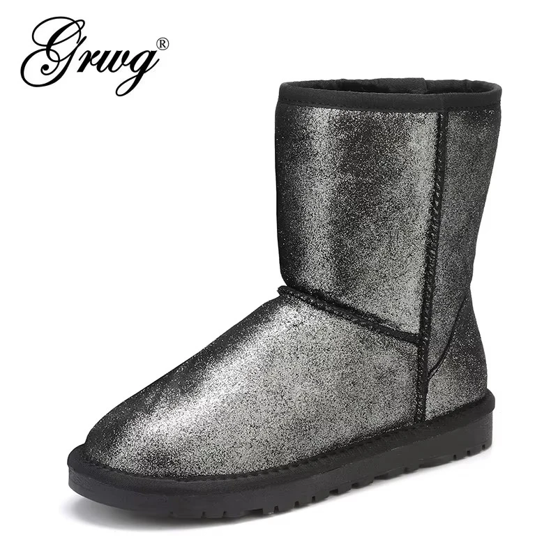 

High quality Australia Classic Women Snow Boots 100% Genuine Cowhide Leather Boots Warm Winter Boots Woman Shoes