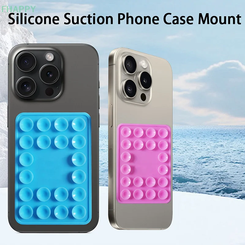 Silicone Suction Pad For Mobile Phone Fixture Suction Cup Backed Adhesive Silicone Rubber Sucker Pad For Fixed Pad