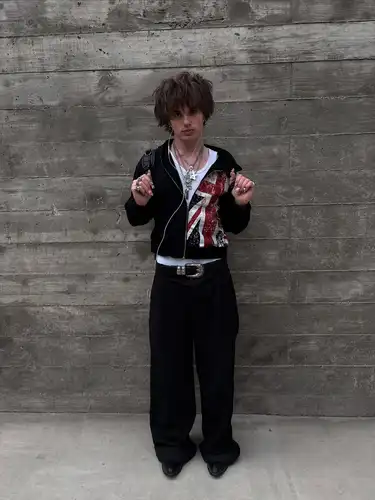 Imagen 2 del producto Cárdigan con estampado de bandera británica, sudadera de gran tamaño de color sólido a la moda con capucha, ropa informal gótica Y2K Harajuku Hip Hop