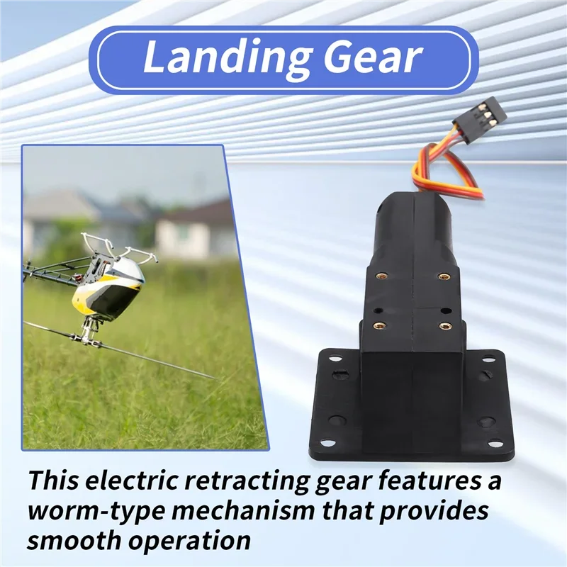 A21I-Electronic Landing Gear Wing Worm Type Electric Retracting Landing Gear Jr Universal Plug Flt