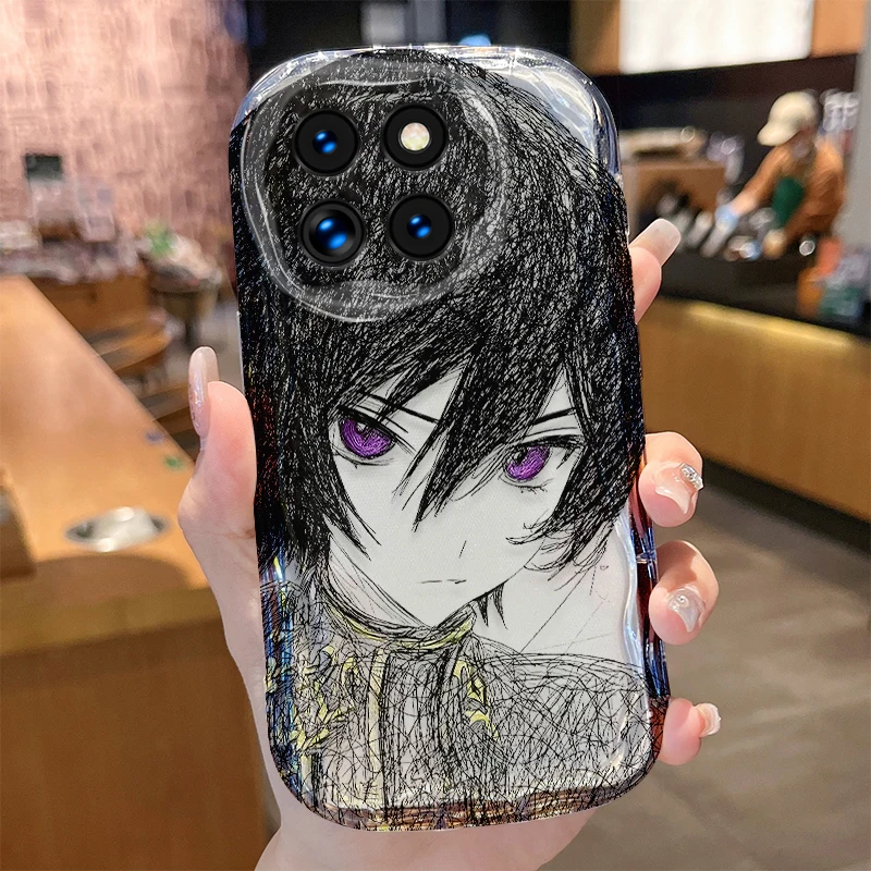 Comic Code Geass Case For Xiaomi Poco X7 X6 X5 X3 F6 F5 NFC F3 M6 Pro 4G Mi 14 13 12 11 Lite 5G 13T 12T 11T 14T Pro M5S Cover