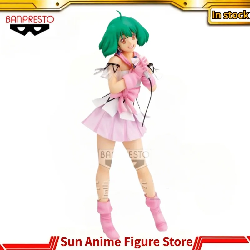

In Stock Original BANPRESTO SQ Macross frontier Lianli Feiyi Ranka Lee 20CM Anime Figure Model Toys Gift Ornament Statue Desktop