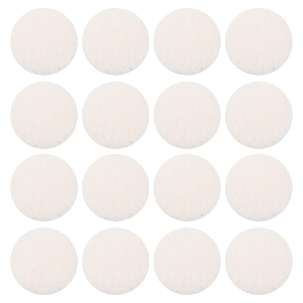 40 Uds esponja de maquillaje cómodos aplicadores de polvo redondeado herramienta de maquillaje de limpieza facial almohadilla de cosméticos esponja de lavado de cara de niña