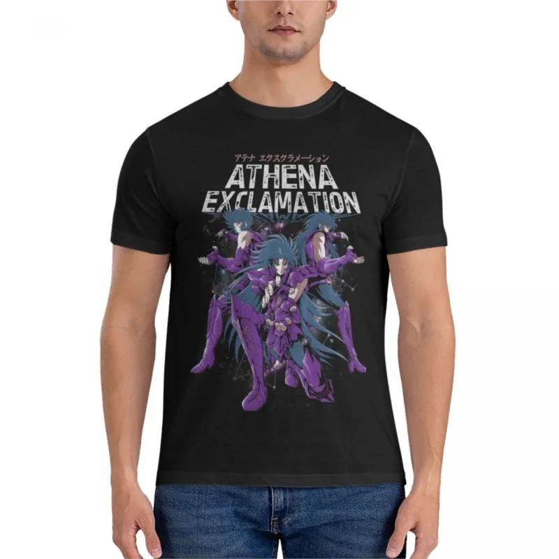 new cotton tshirt men Athena Exclamation Classic T-Shirt mens clothes summer clothes plain t shirts men