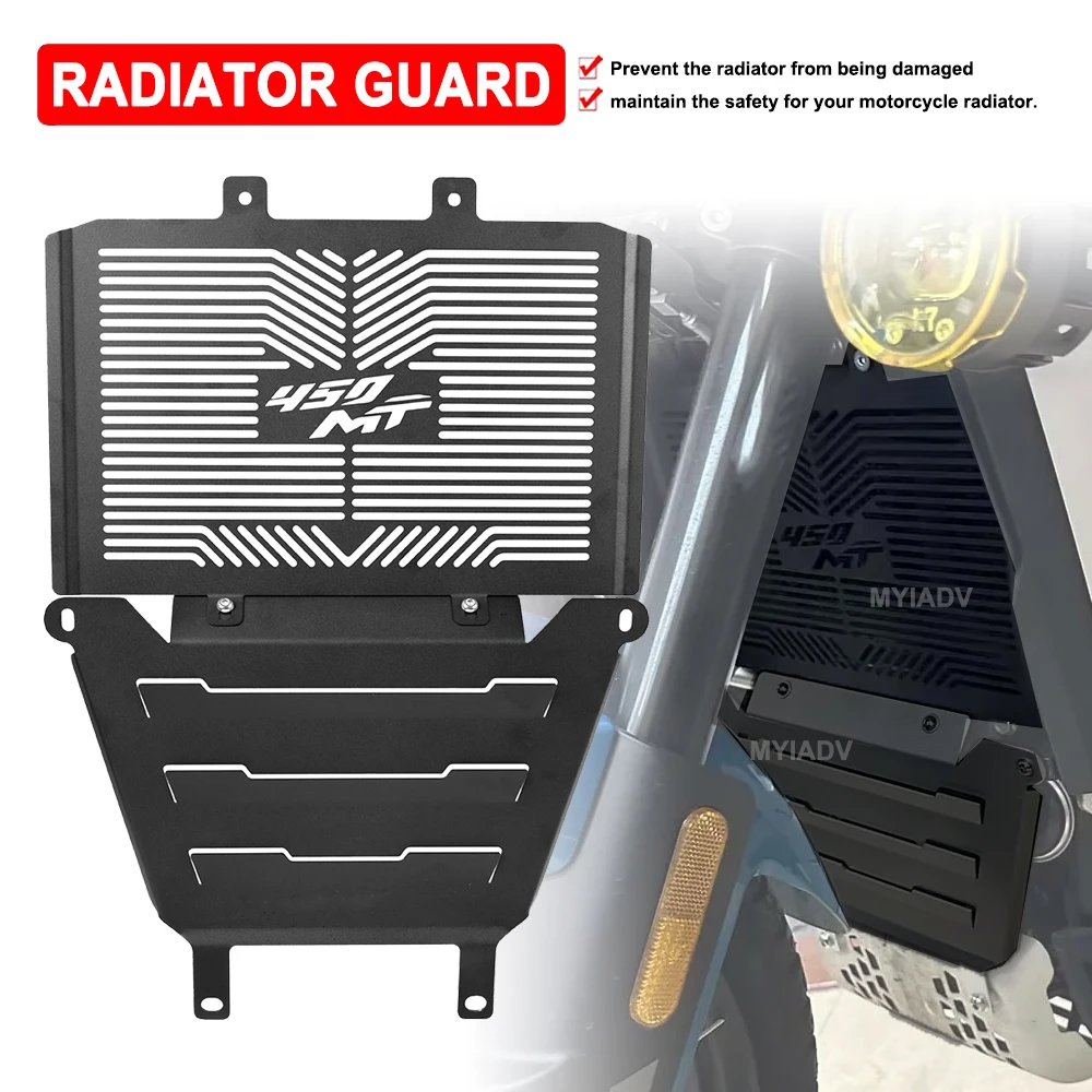 

Motorcycle Radiator Guard Grille Water Tank Engine Protector Cover For CFMOTO 450MT 2024 2025 2026 CF-MOTO 450 MT MT450 CF450MT